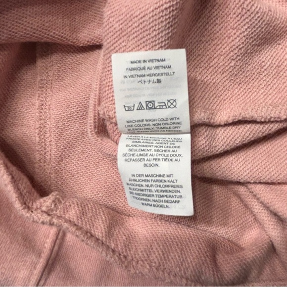 Madewell Bell-Sleeve Hoodie Sweatshirt in Pink Icing, Size XS - Picture 11 of 11